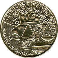 2 zł 15-lecie orzecznictwa Trybunału Konstytucyjnego (1986-2001)