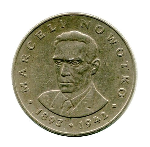 Polska 20 Złotych Marceli Nowotko 1975 r. b.z.