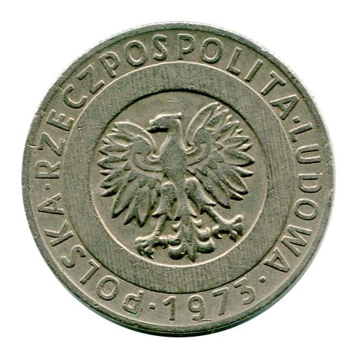 Polska 20 złotych 1973 r. Wieżowiec i Kłosy