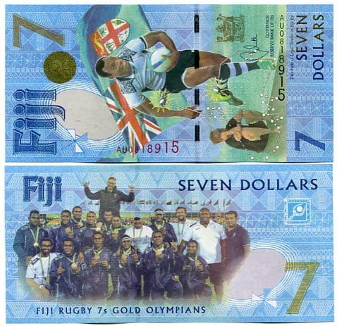 Fidżi 7 Dollars 2017 r. UNC