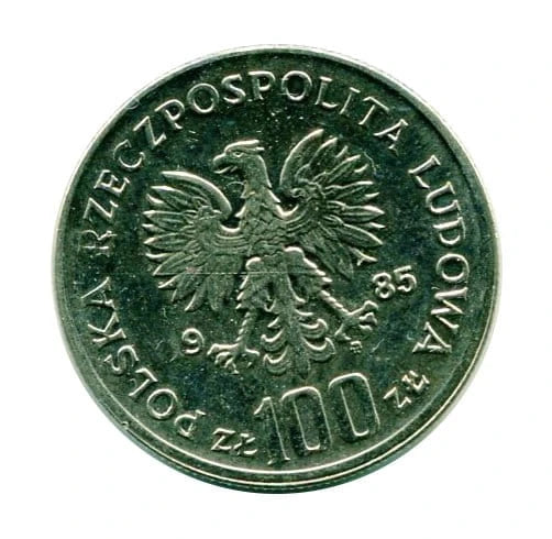 100 zł Pomnik - Szpital Centrum Zdrowia Matki Polki 1985 r.