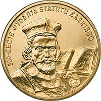 2 zł 500-lecie wydania Statutu Łaskiego