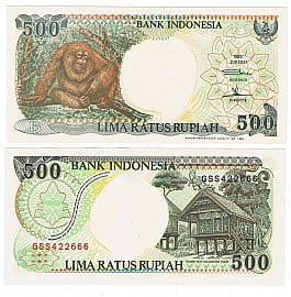 Indonezja 500 Rupiah 1992 r. UNC
