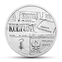 10 zł Ag 70-lecie Kultury Paryskiej
