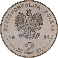 2 zł 100 lat nowożytnych Igrzysk Olimpijskich (1896 - 1996)