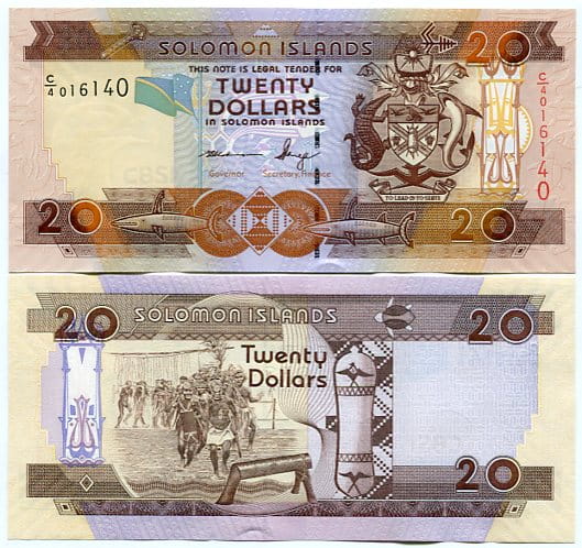 Wyspy Salomona 20 Dolarów 2011 r. UNC