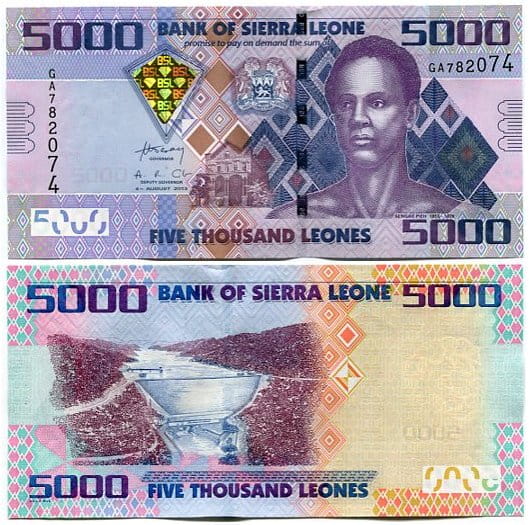 Sierra Leone 5000 Leones 2013 r. UNC