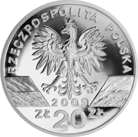 20 zł Ag Zwierzęta Świata - Jaszczurka zielona
