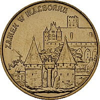 2 zł Zabytki kultury materialnej w Polsce - Zamek w Malborku