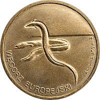 2 zł Zwierzęta świata - Węgorz europejski