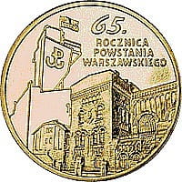 2 zł 2009 r. 65. rocznica Powstania Warszawskiego