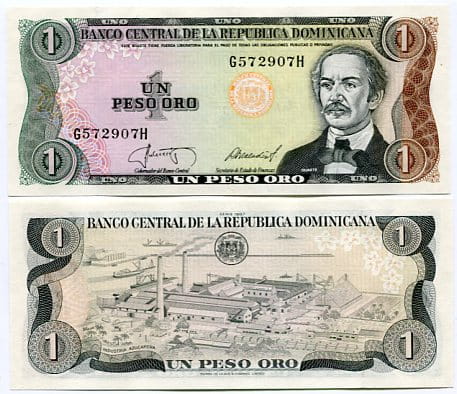 Dominikana 1 Pesos 1988 r. UNC