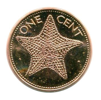 Bahamy 1 Cent 1989 r.