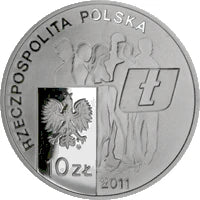 10 zł Ag 30. rocznica powstania NZS 2011 r.