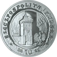10 zł Ag 750-lecie lokacji Krakowa 2007 r.