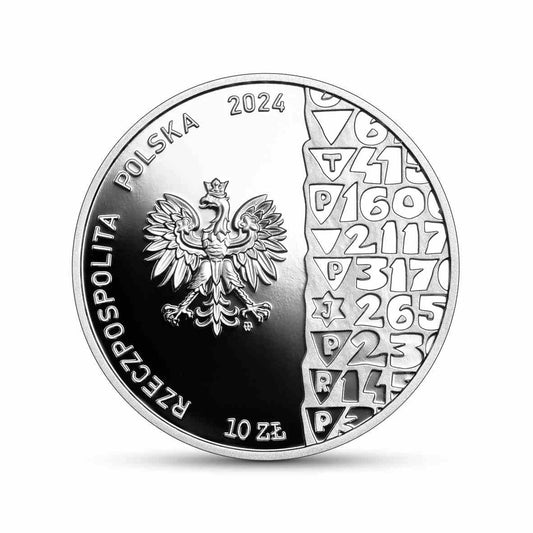 Polska 10 zł Ag Ofiarom obozu koncentracyjnego Stutthof 2024 r.