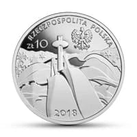 10 zł Ag Polska Reprezentacja Olimpijska PyeongChang 2018 r.