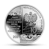 10 zł Ag Wielcy polscy ekonomiści – Adam Heydel 2021 r.