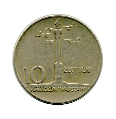10 złotych Kolumna Zygmunta 1965 r.