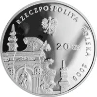 20 zł Ag Zabytki kultury materialnej w Polsce - Kazimierz Dolny 2008 r.