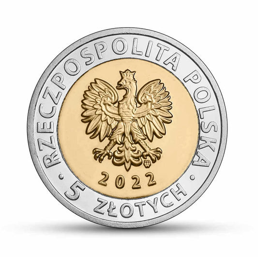 Moneta 5 zł Odkryj Polskę 2022 r. – Zamek w Mosznej