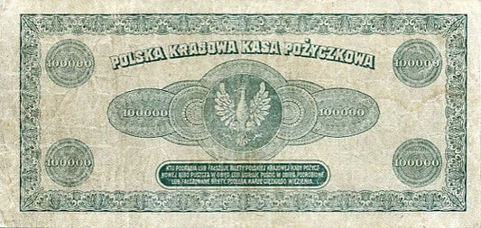 Banknot Polska 100 000 Mark Polskich 1923 r. C