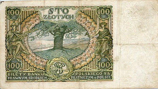 Banknot Polska 100 Złotych 1934 r. BK