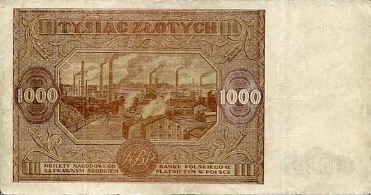 Banknot Polska 1000 Złotych 1946 r. R