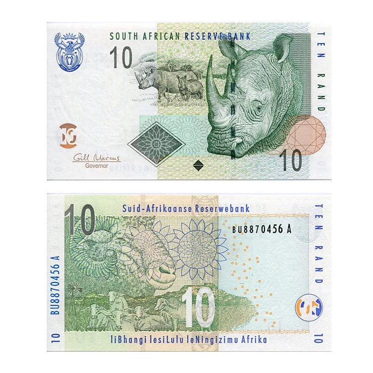 RPA Republika Południowej Afryki 10 Rand 2009 r. UNC