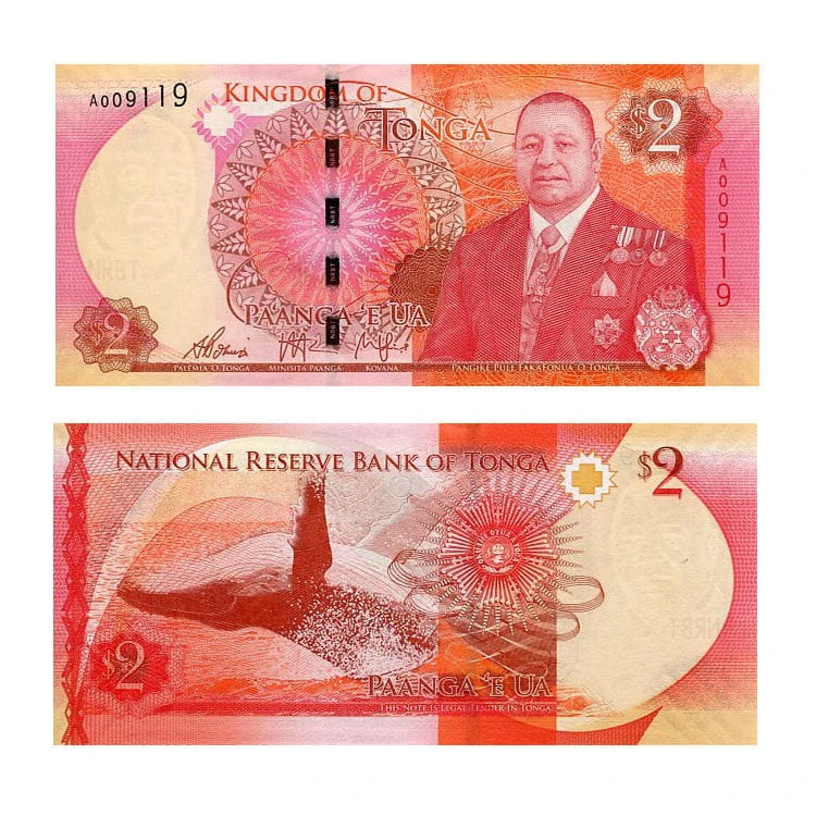 Tonga 2 Paanga 2015 r. UNC