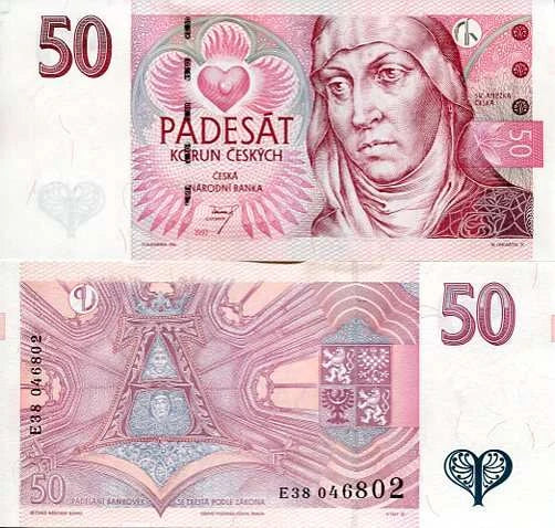 Czechy 50 Koron 1997 r. UNC