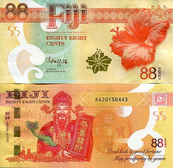 Fidżi 88 Cents 2022 r. UNC
