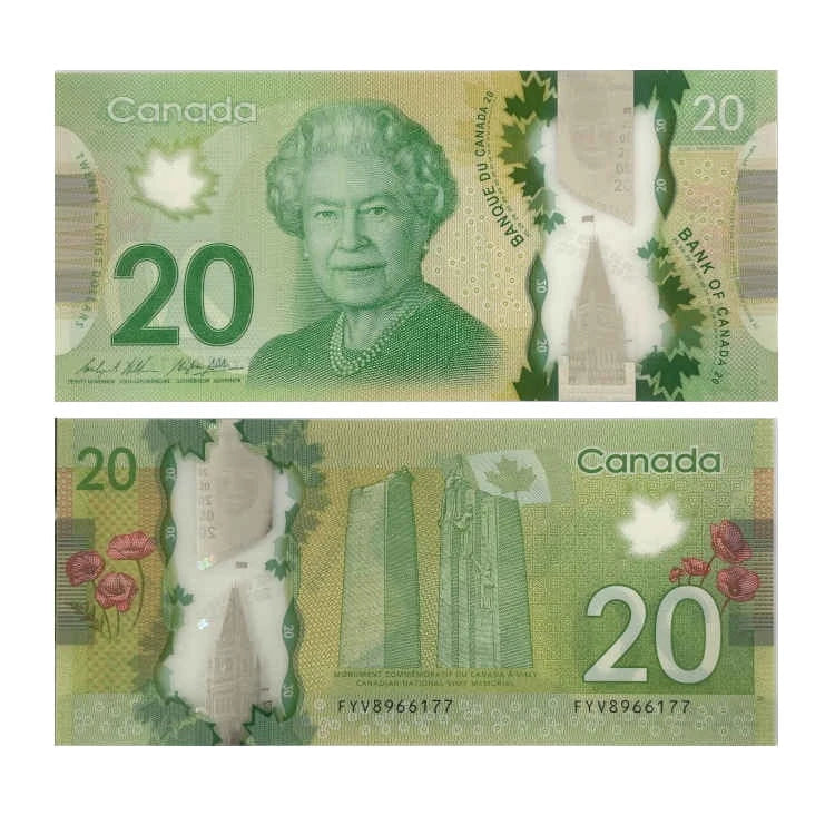 Kanada 20 Dolarów 2012 r. Polimer UNC