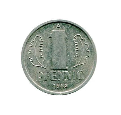 Moneta Niemcy NRD 1 Pfennig ( różne roczniki )