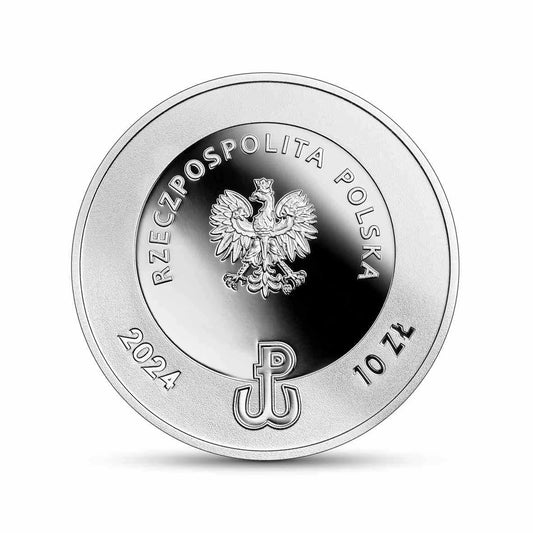 Polska 10 zł Ag 80. rocznica operacji Armii Krajowej „Ostra Brama” 2024 r.