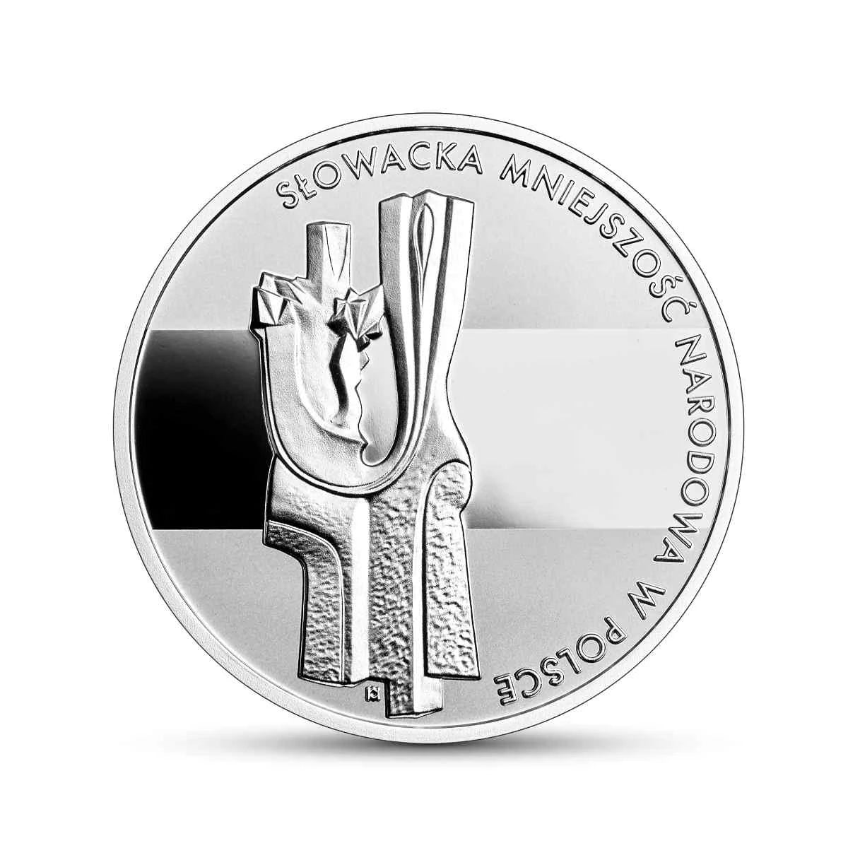 Polska 10 zł Ag Słowacka mniejszość narodowa w Polsce 2024 r.