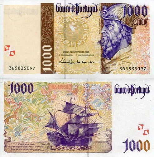 Portugalia 1000 Escudos 1996 r. UNC