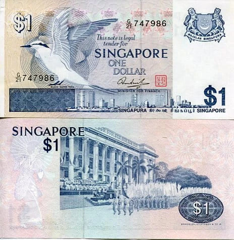 Singapur 1 Dolar 1976 r. UNC