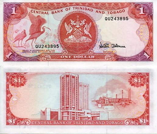 Trinidad & Tobago 1 Dolar 1985 r. UNC