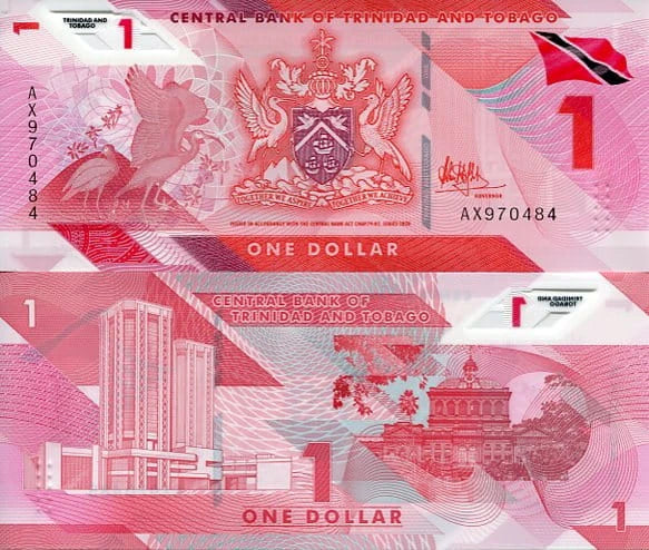 Trinidad & Tobago 1 Dolar 2020 r. Polimer UNC