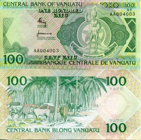 Vanuatu 100 Vatu 1982 r. UNC
