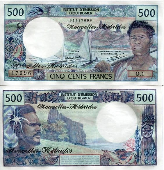 Vanuatu 500 Francs 1980 r. UNC
