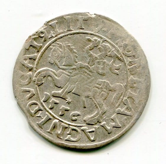 Półgrosz Litewski 1556 r. Zygmunt II August