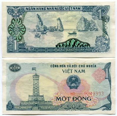 Wietnam 1 Dong 1985 r. UNC