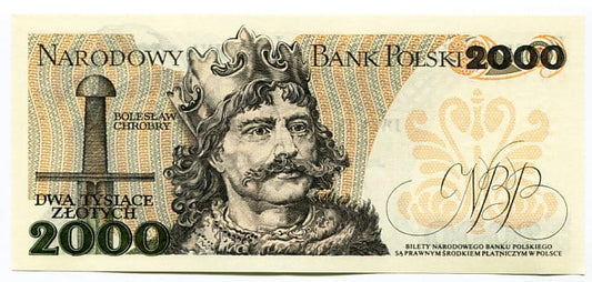 Banknot Polska 2 000 Złotych 1979 r. AL