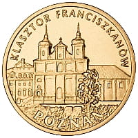 2 zł 2011 r. Miasta w Polsce – Poznań Klasztor Franciszkanów
