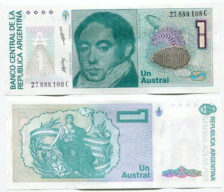 Argentyna 1 Austral UNC