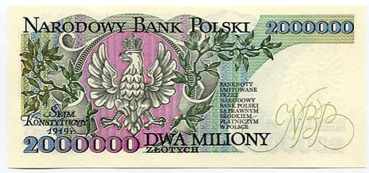 Banknot Polska 2000000 zł z 1992 r. A