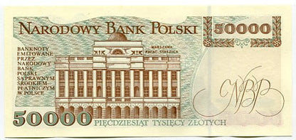Banknot Polska 50000 zł z 1993 r. T