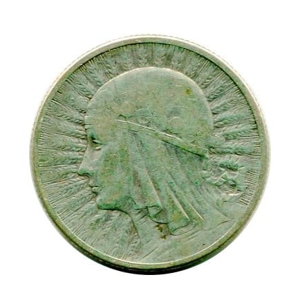 2 złote Głowa Kobiety 1933 r.